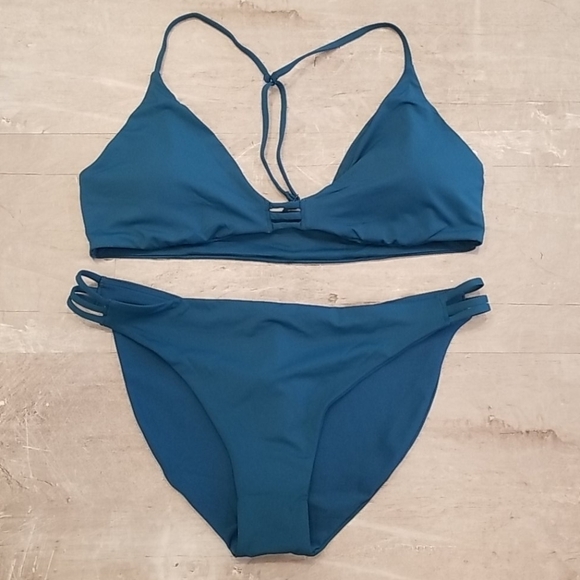💕ROXY💕 Beach Classics Bikini Set ~ Ink Blue - Picture 12 of 16